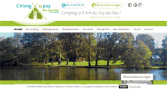 Desktop Screenshot of campingdeletangdupuy.com